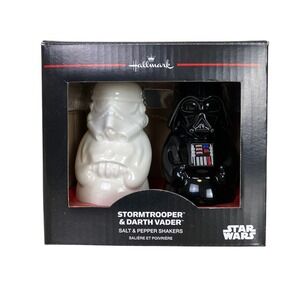 Star Wars Hallmark Stormtrooper And Vader Salt And Pepper Shaker Set Disney NIB